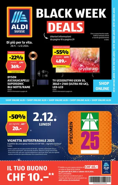 Aldi Katalog in Bern | Exklusivi Schnäppchen | 28.11.2024 - 4.12.2024