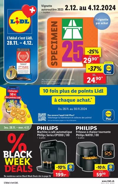 Lidl Katalog in Vevey | Tolles Ängbot für Schnäppchenjäger | 28.11.2024 - 4.12.2024