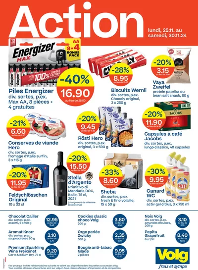 Volg Katalog in Pieterlen | Top-Ängbot für Sparfüchse | 24.11.2024 - 8.12.2024