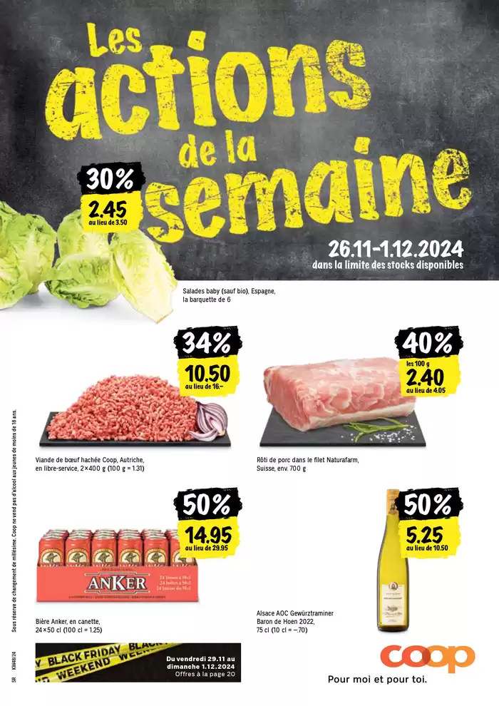 Coop Katalog in Gland | Coop reklamblad | 26.11.2024 - 1.12.2024