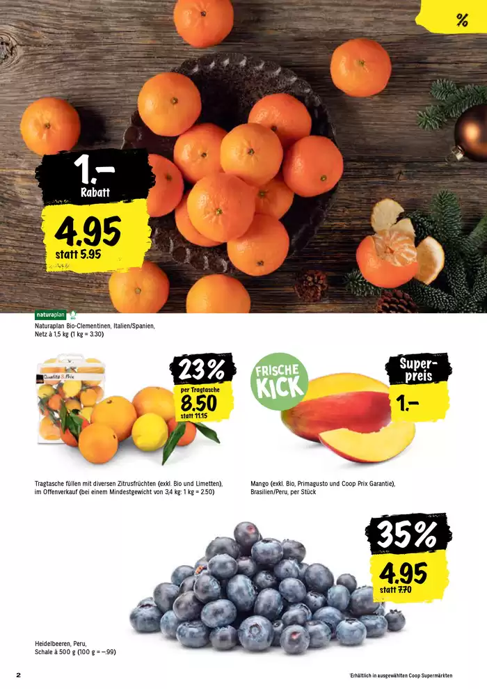 Coop Katalog in Baden | Attraktiivi Sonderängbot für alli | 26.11.2024 - 1.12.2024