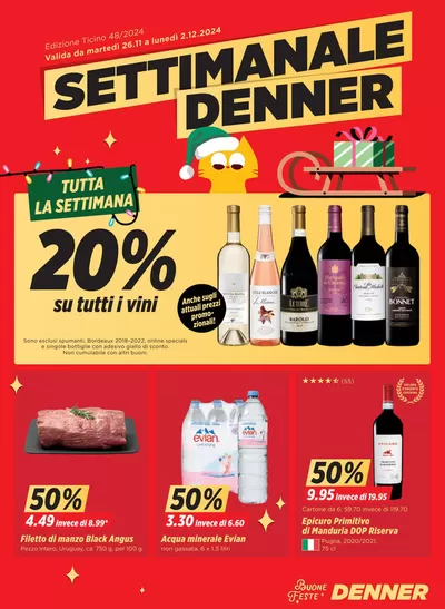 Denner Katalog in Luzern | Jetzt spare mit üse Deals | 26.11.2024 - 10.12.2024