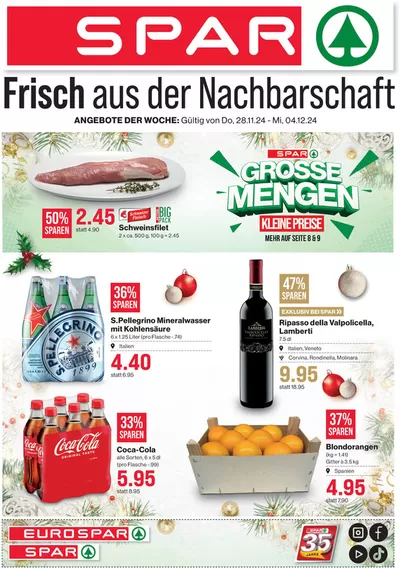 SPAR Katalog in Lutry | Üsi beste Schnäppchen | 26.11.2024 - 10.12.2024