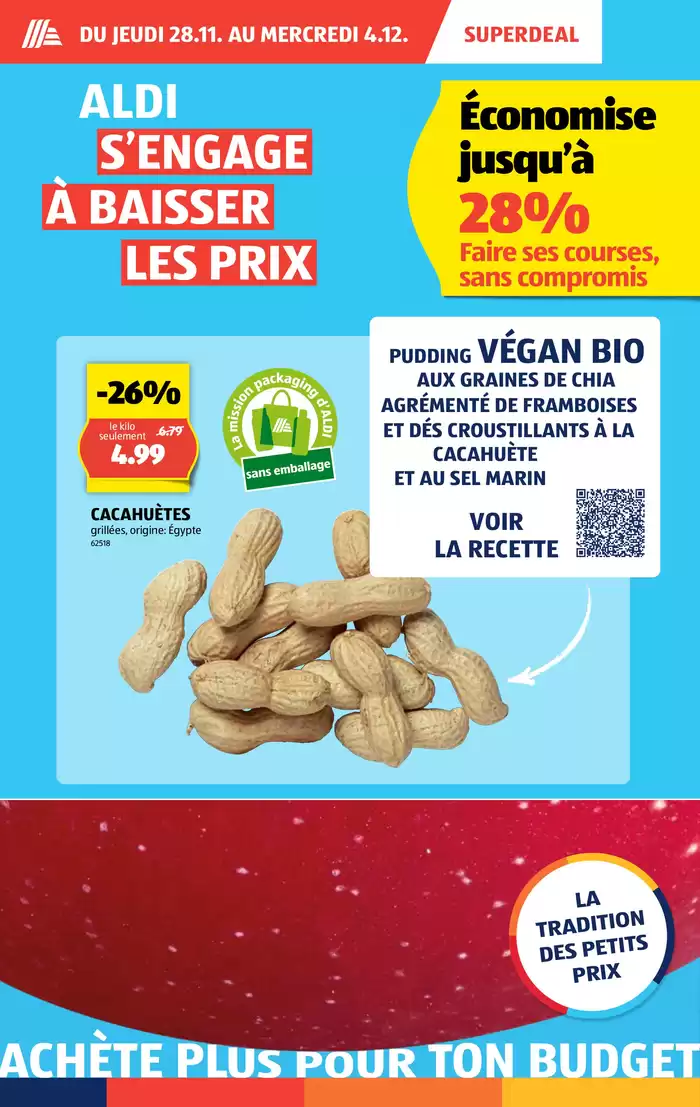 Aldi Katalog in Bern | Feuilleter le prospectus ALDI SUISSE en ligne | 28.11.2024 - 4.12.2024