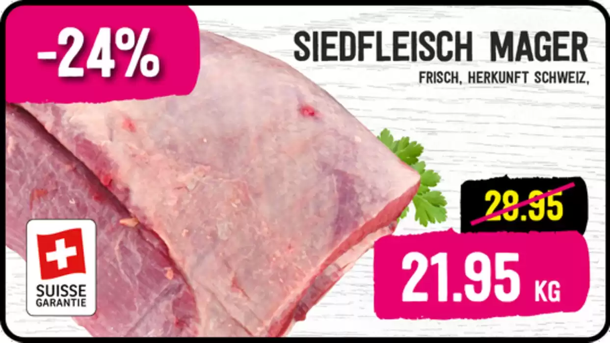 Fleisch Discount Katalog in Wetzikon | Fleisch Discount reklamblad | 29.11.2024 - 13.12.2024