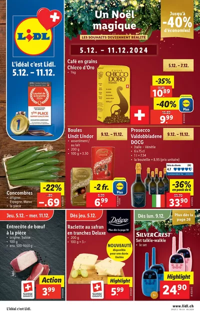 Lidl Katalog in Renens | Üsi beste Ängbot für Sie | 5.12.2024 - 11.12.2024