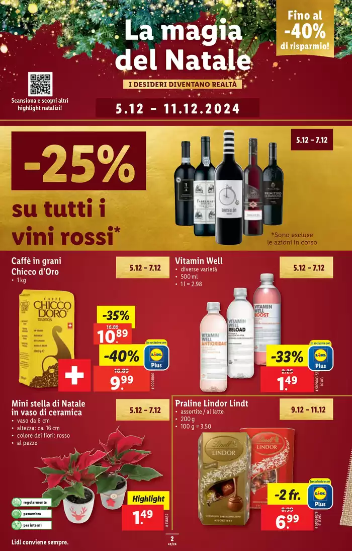 Lidl Katalog in Montreux | Attraktiivi Sonderängbot für alli | 5.12.2024 - 11.12.2024