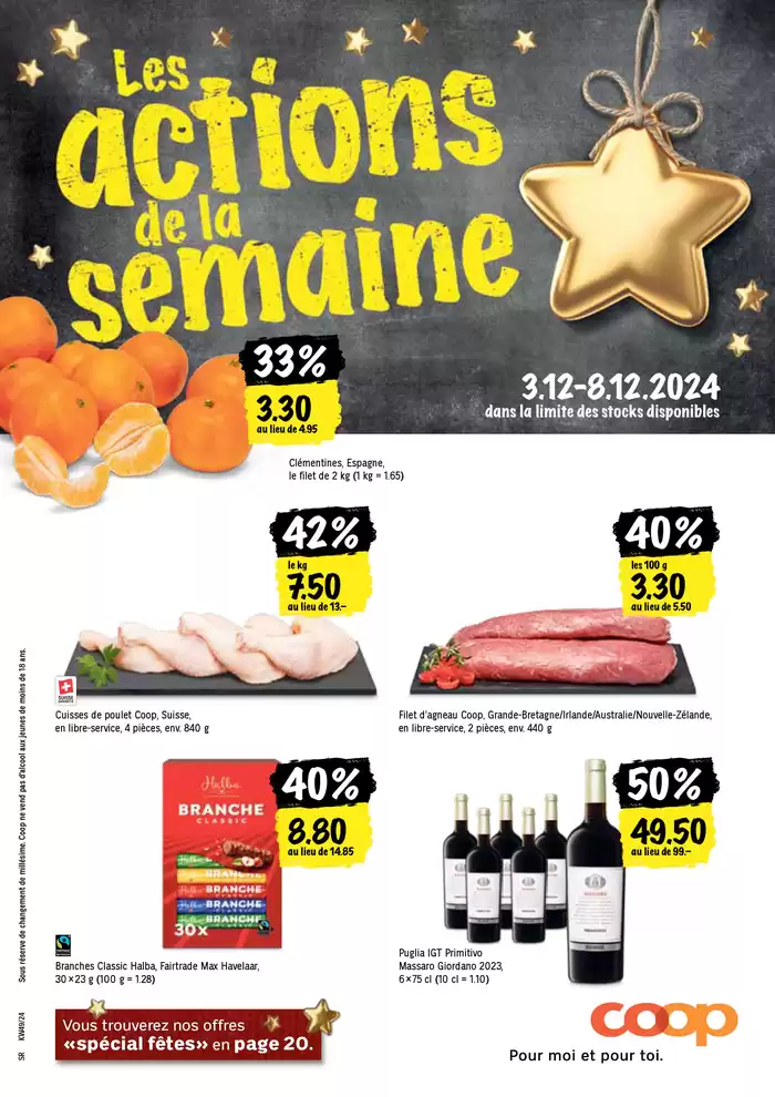 Coop City Katalog in Genève | Top-Deals für alli Chunde | 3.12.2024 - 8.12.2024