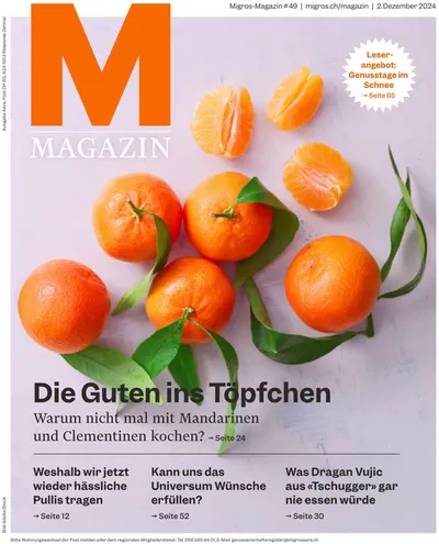 Migros Katalog in Münchenbuchsee | Migros magazin | 2.12.2024 - 16.12.2024