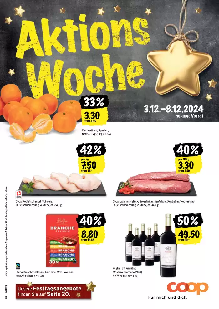 Coop Katalog in Winterthur | Rabatt und Aktione | 3.12.2024 - 8.12.2024