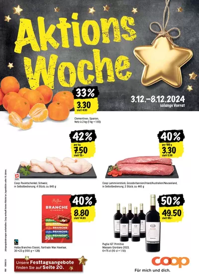 Coop Katalog in Luzern | Exklusivi Deals für üsi Chunde | 3.12.2024 - 8.12.2024