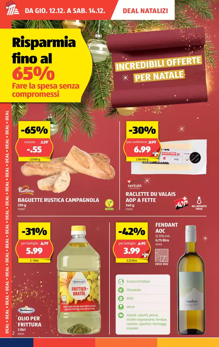 Aldi Katalog in Yverdon-les-Bains | Top-Deals und Rabatt | 12.12.2024 - 18.12.2024