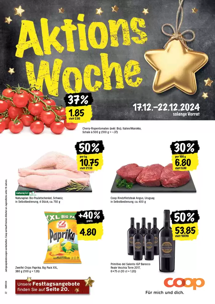 Coop Katalog in Hinwil | Attraktiivi Sonderängbot für alli | 17.12.2024 - 22.12.2024