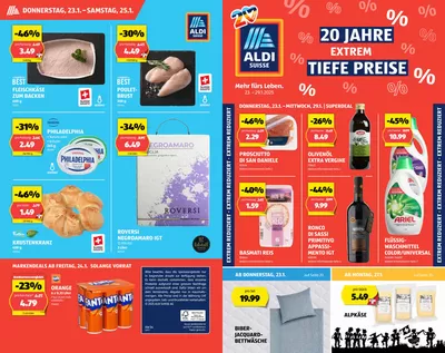 Aldi Katalog in Basel | Blättere online im ALDI SUISSE Flugblatt | 23.1.2025 - 29.1.2025