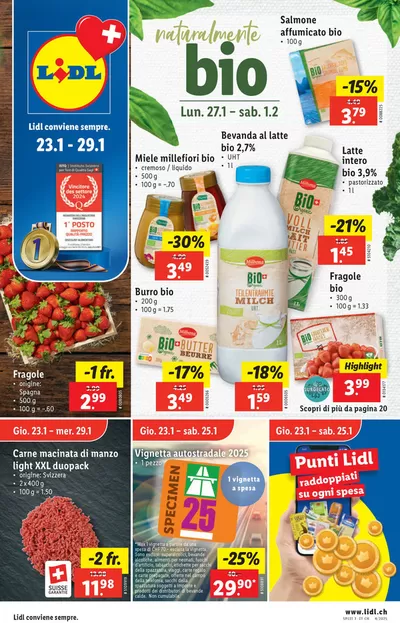 Lidl Katalog in Frauenfeld | Exklusivi Deals für üsi Chunde | 23.1.2025 - 29.1.2025