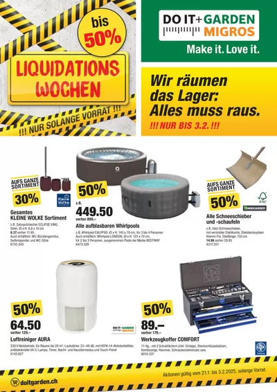 Angebote von Baumärkte & Gartencenter in Dübendorf | Unser neuer Flyer ist da! - DE in Do it + Garden | 22.1.2025 - 5.2.2025