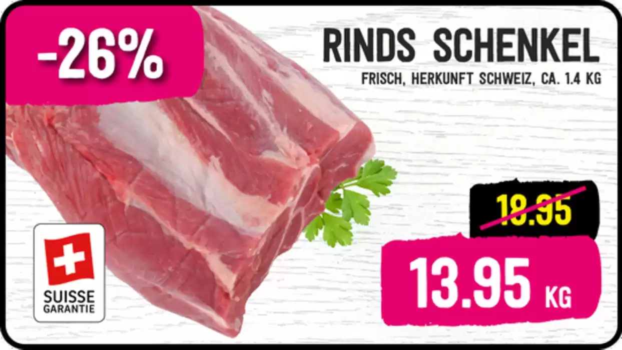 Fleisch Discount Katalog in Wil | Fleisch Discount reklamblad | 22.1.2025 - 5.2.2025