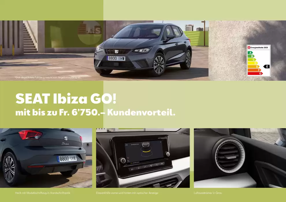 Seat Katalog in Genève | SEAT Ibiza GO! | 24.1.2025 - 7.2.2025