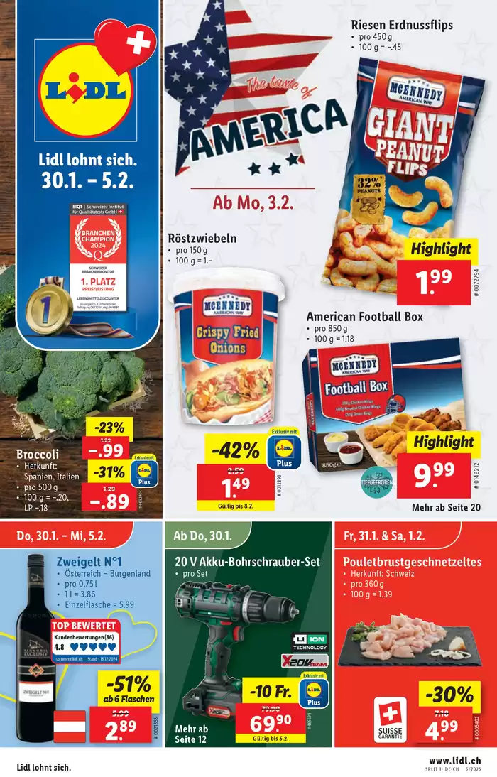 Lidl Katalog in Frauenfeld | Üsi beste Ängbot für Sie | 30.1.2025 - 5.2.2025