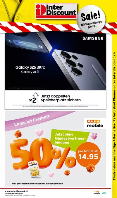 Interdiscount Katalog | Üsi beste Deals für Sie | 27.1.2025 - 9.2.2025