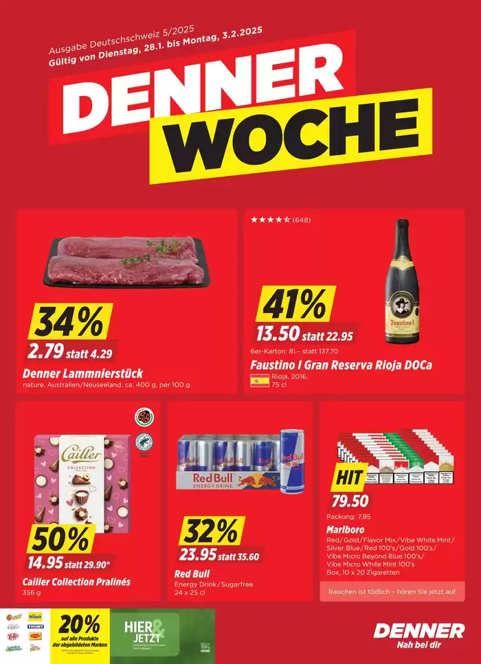 Denner Katalog in Wallisellen | Sonderängbot für Sie | 28.1.2025 - 11.2.2025