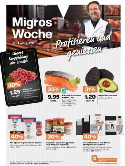 Migros Katalog in Rapperswil | Aktuälli Deals und Ängbot | 28.1.2025 - 11.2.2025