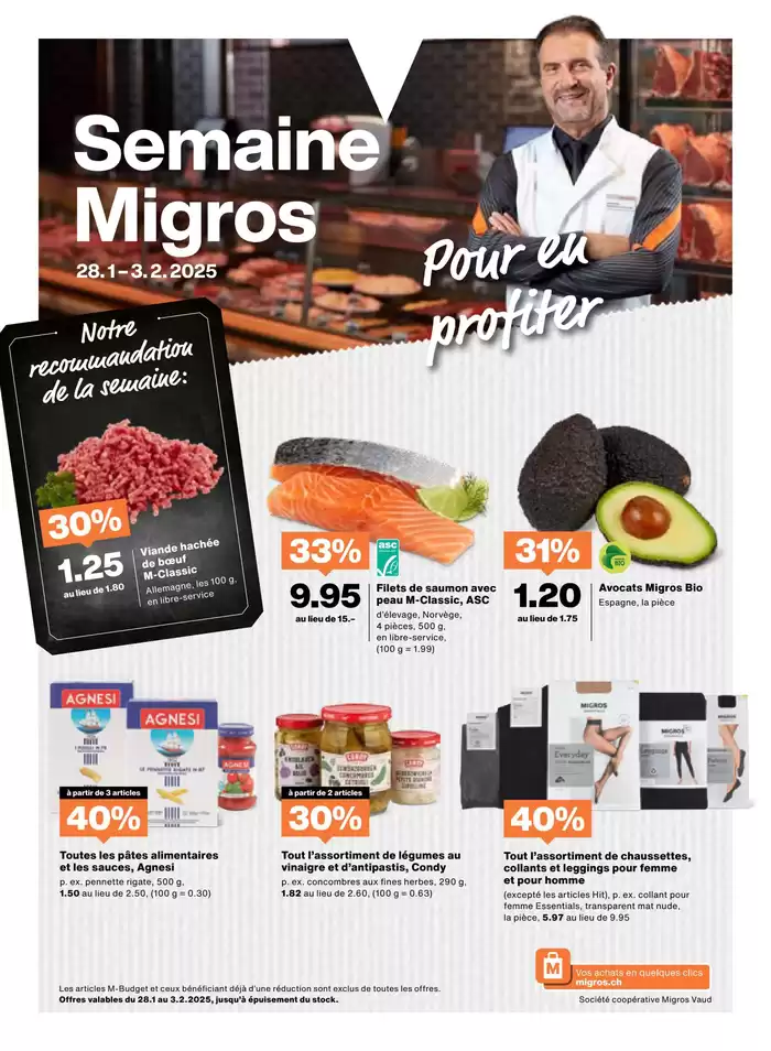 Migros Katalog in Lausanne | Attraktiivi Ängbot entdecke | 28.1.2025 - 11.2.2025