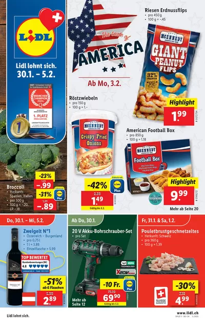 Lidl Katalog in Frauenfeld | LIDL AKTUELL - DE | 30.1.2025 - 5.2.2025