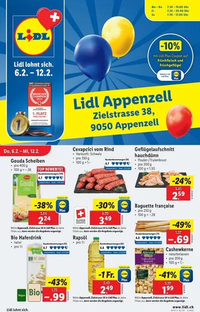 Lidl Katalog in Richterswil | Exklusivi Schnäppchen | 6.2.2025 - 12.2.2025