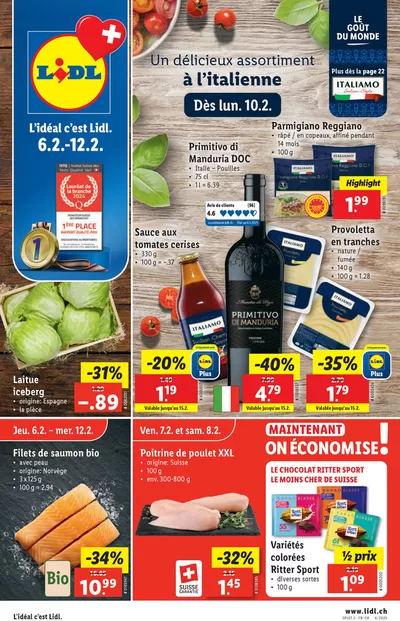 Lidl Katalog in Richterswil | Attraktiivi Ängbot entdecke | 6.2.2025 - 12.2.2025