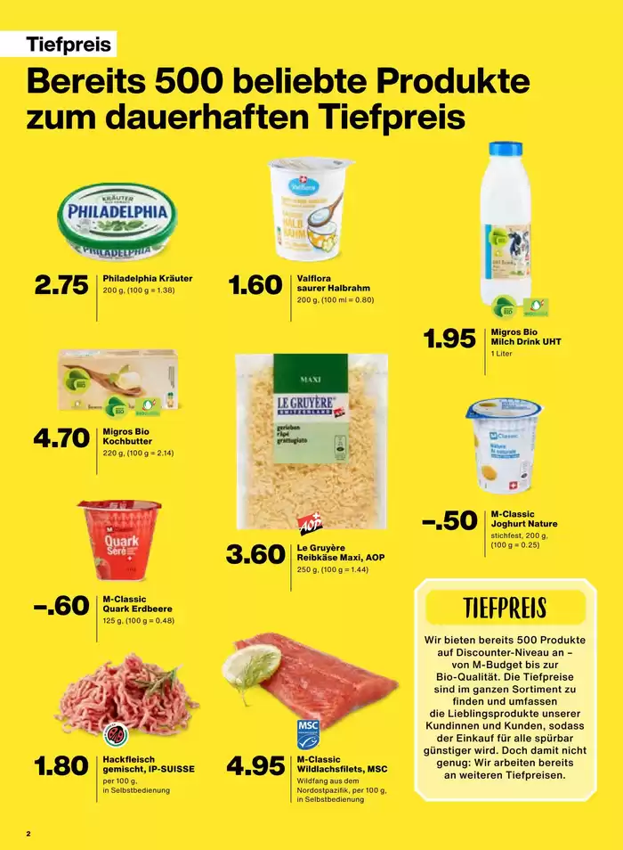 Migros Katalog in Affoltern am Albis | Top-Ängbot für alli Schnäppchenjäger | 11.2.2025 - 25.2.2025