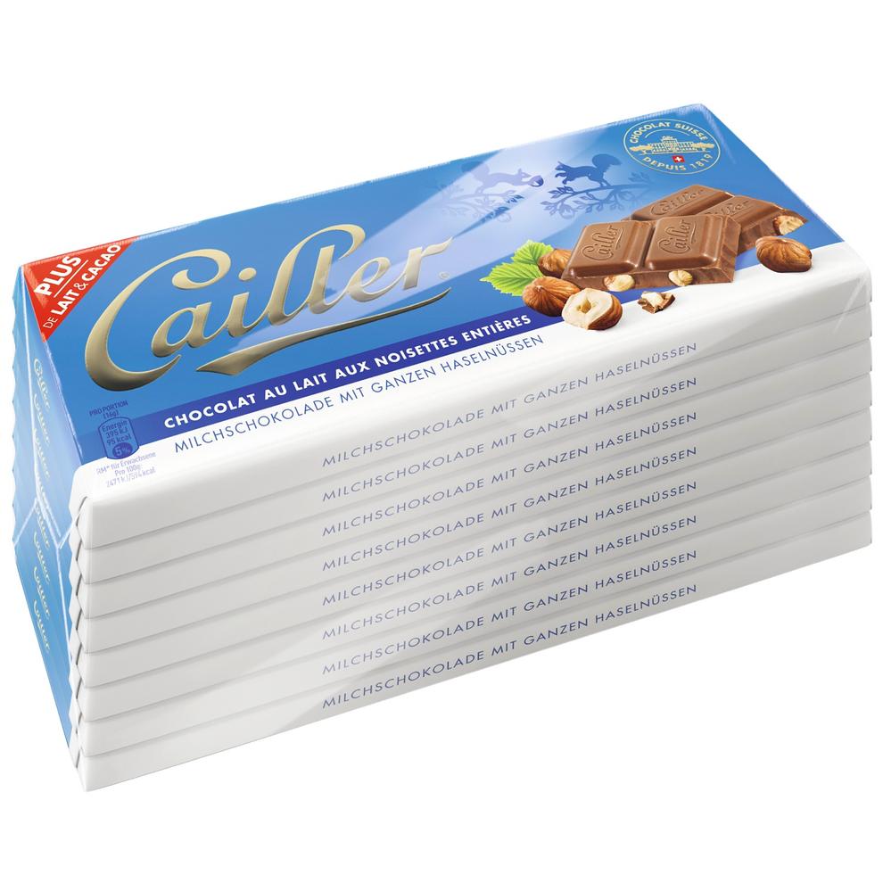 CAILLER Tafelschokolade, Haselnuss für 12,95 CHF in Aldi
