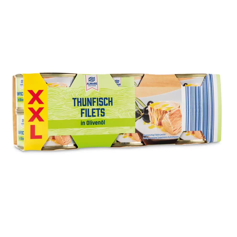 ALMARE SEAFOOD Mini Thunfisch in Olivenöl für 4,99 CHF in Aldi