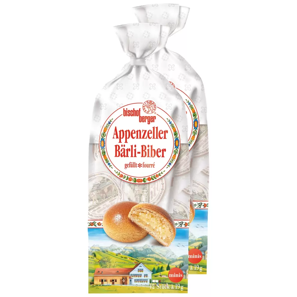 BISCHOF BERGER Appenzeller Mini Bärli Biber 2x228g für 6,99 CHF in Aldi