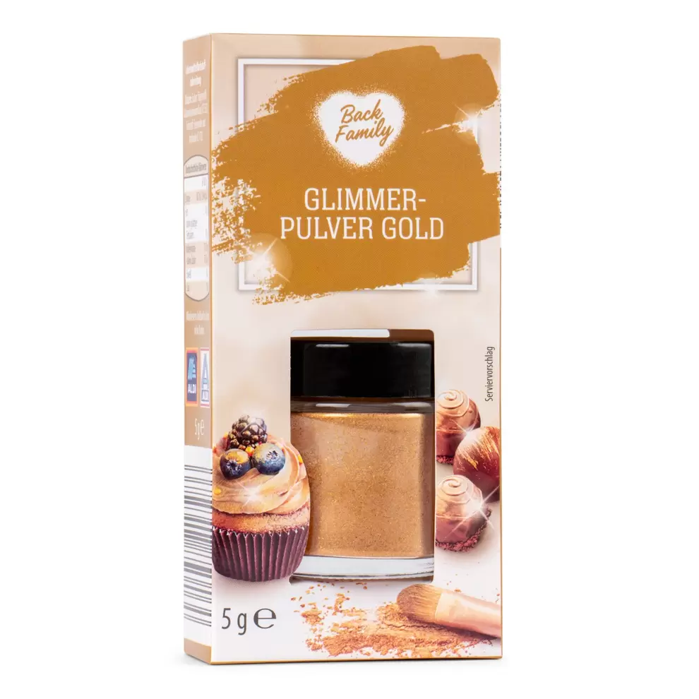 BACK FAMILY Glimmer im Gläschen 5g, Gold für 2,99 CHF in Aldi