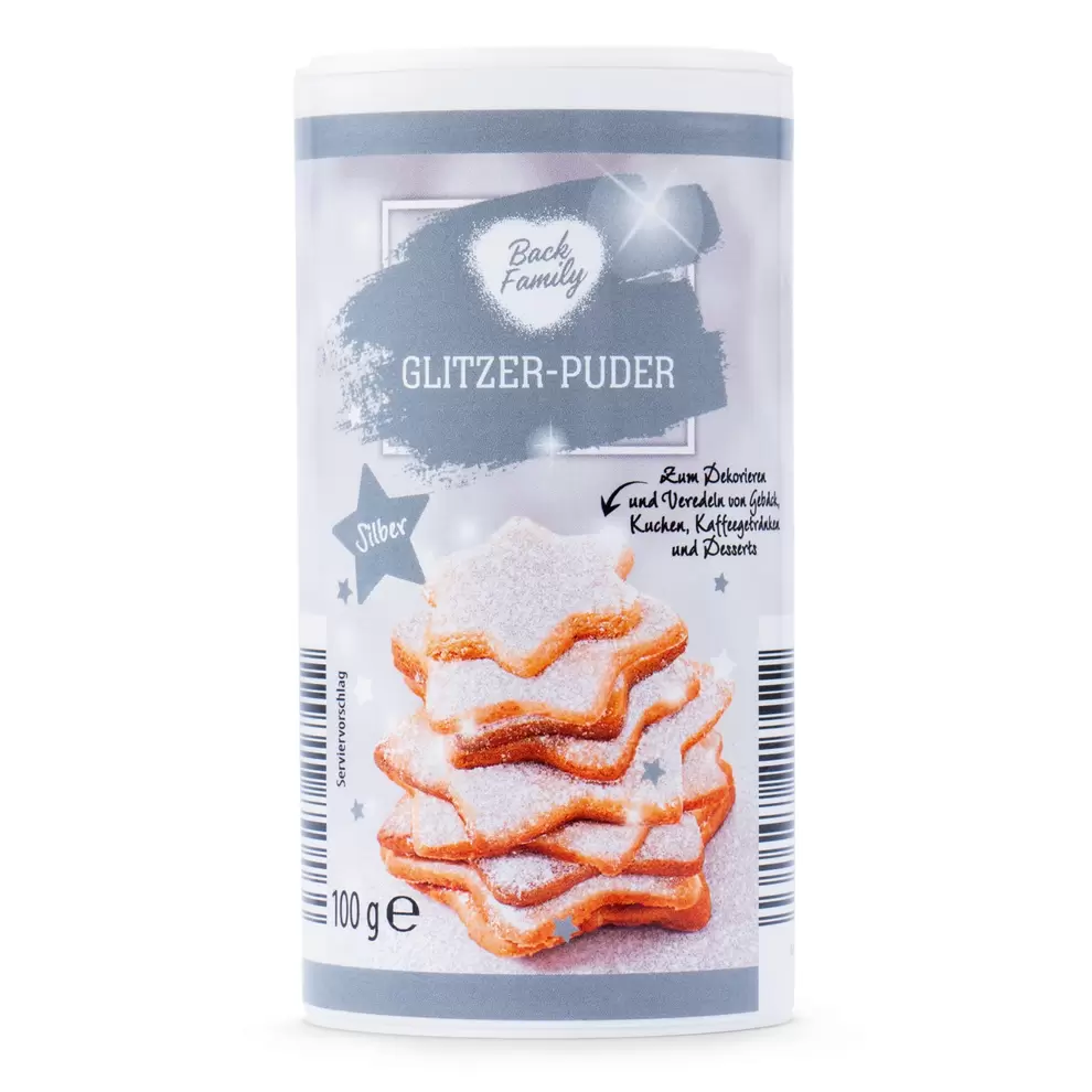 BACK FAMILY Glitzerpuder 100g, Weiss für 2,99 CHF in Aldi