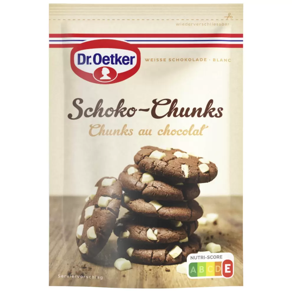 DR. OETKER Schoko Chunks, weisse Schokolade für 2,49 CHF in Aldi