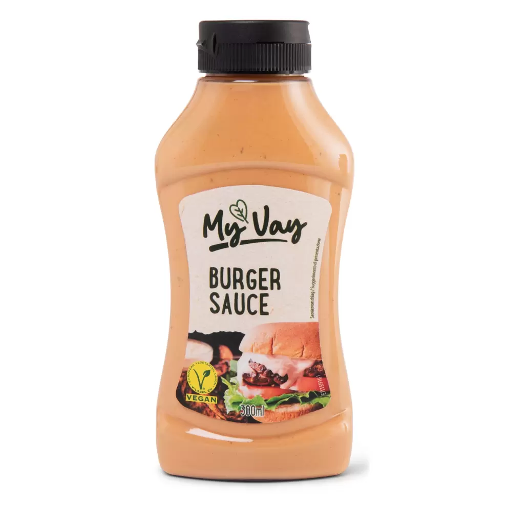 MY VAY Vegane Sauce, Burger für 2,79 CHF in Aldi