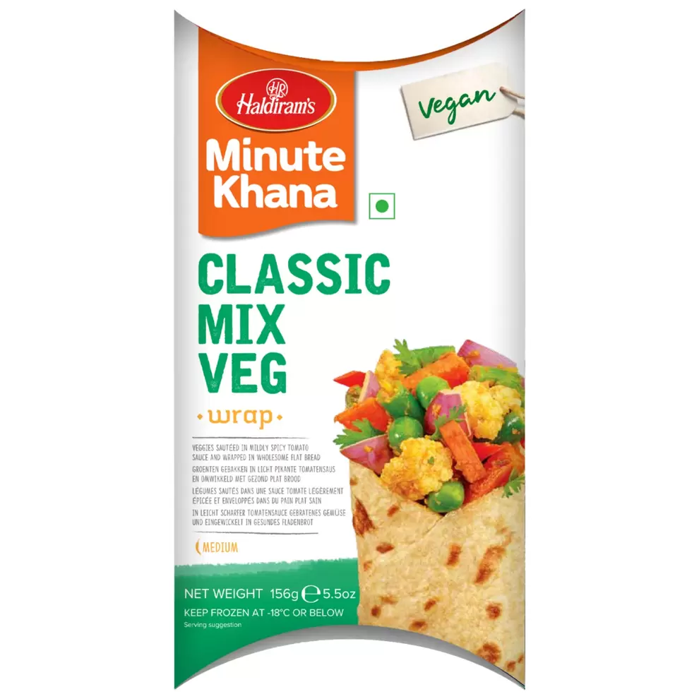 Tiefgekühlt Indische Wraps, Classic Mix Veg für 2,49 CHF in Aldi