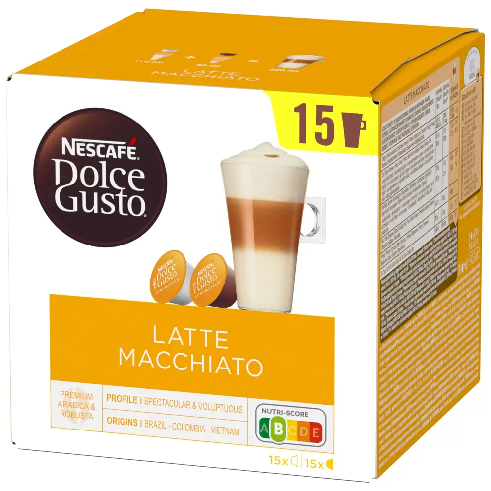 DOLCE GUSTO, Nescafe Coffee pods 30, Latte Macchiato für 7,09 CHF in Aldi