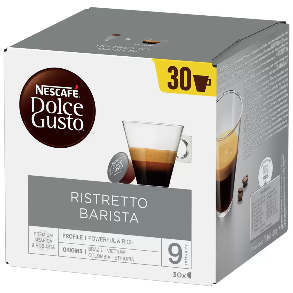 DOLCE GUSTO, Nescafe Coffee pods 30, Ristretto Baris für 7,09 CHF in Aldi