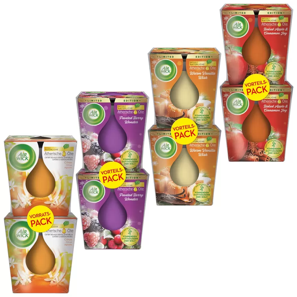 AIRWICK Duftkerzen 2x 105g für 5,99 CHF in Aldi