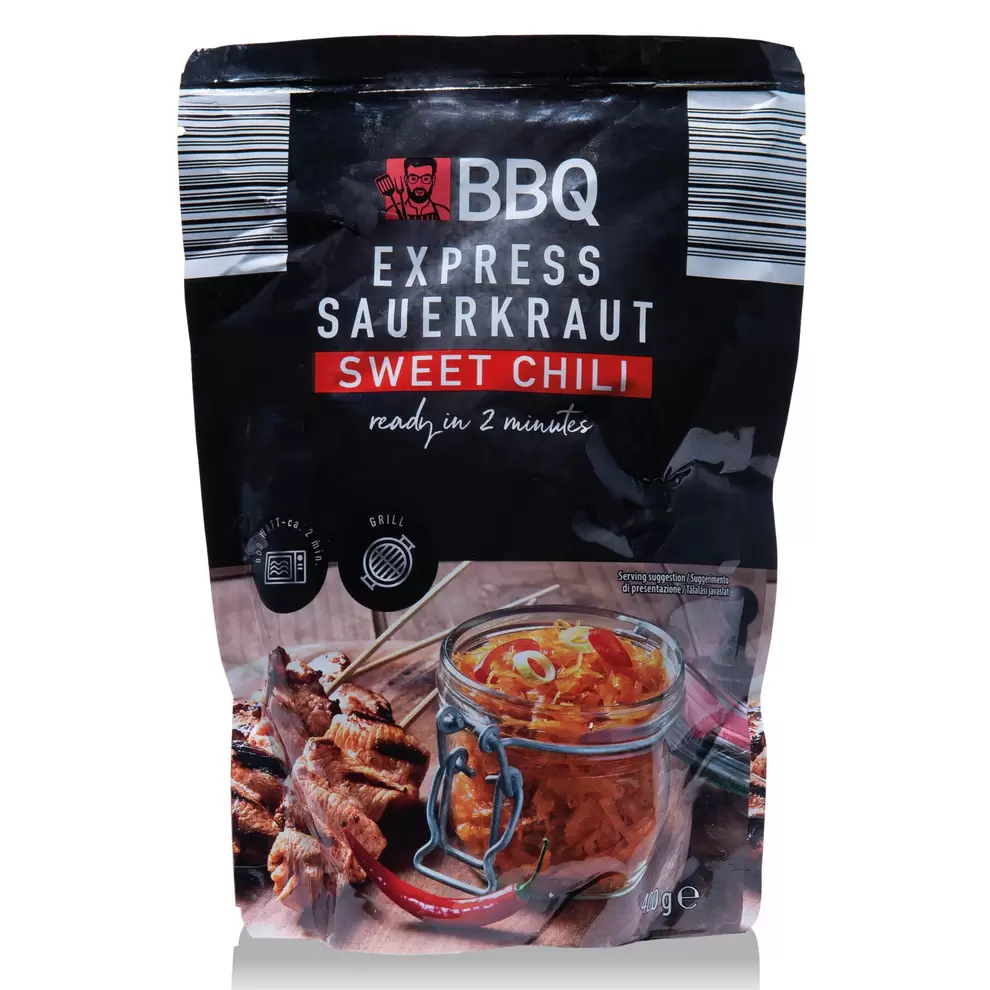 BBQ, Express Sauerkrau, Sweet Chili Kraut für 1,99 CHF in Aldi