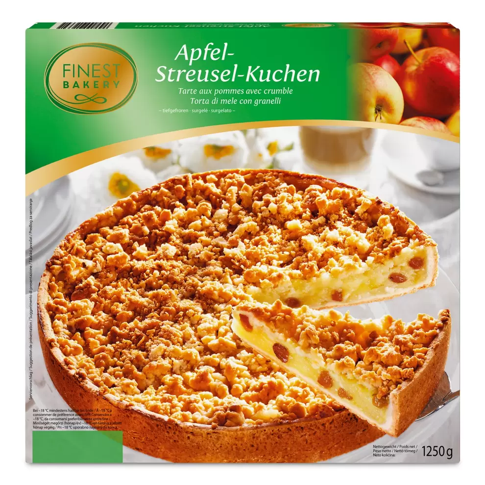 FINEST BAKERY Backkuchen, Apfel-Streusel für 5,99 CHF in Aldi