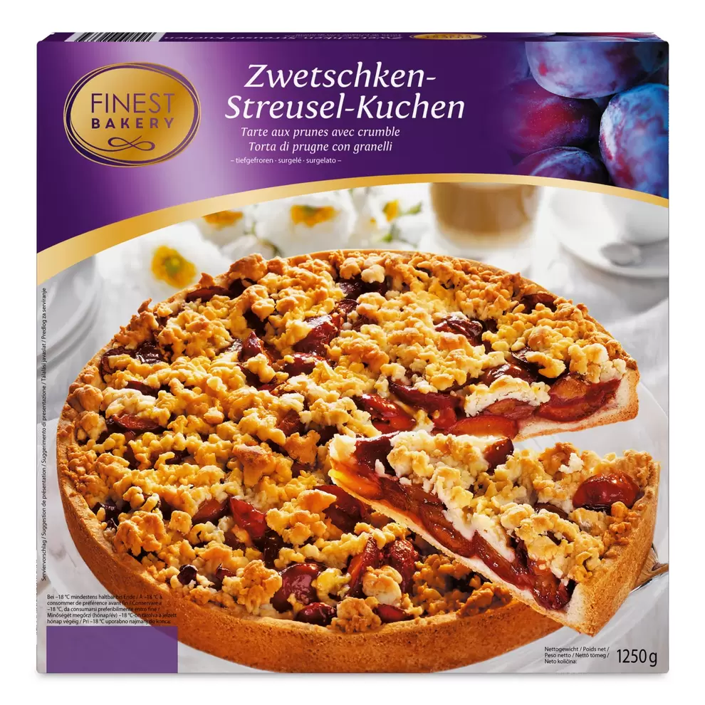 FINEST BAKERY Backkuchen, Zwetschke-Streusel für 5,99 CHF in Aldi