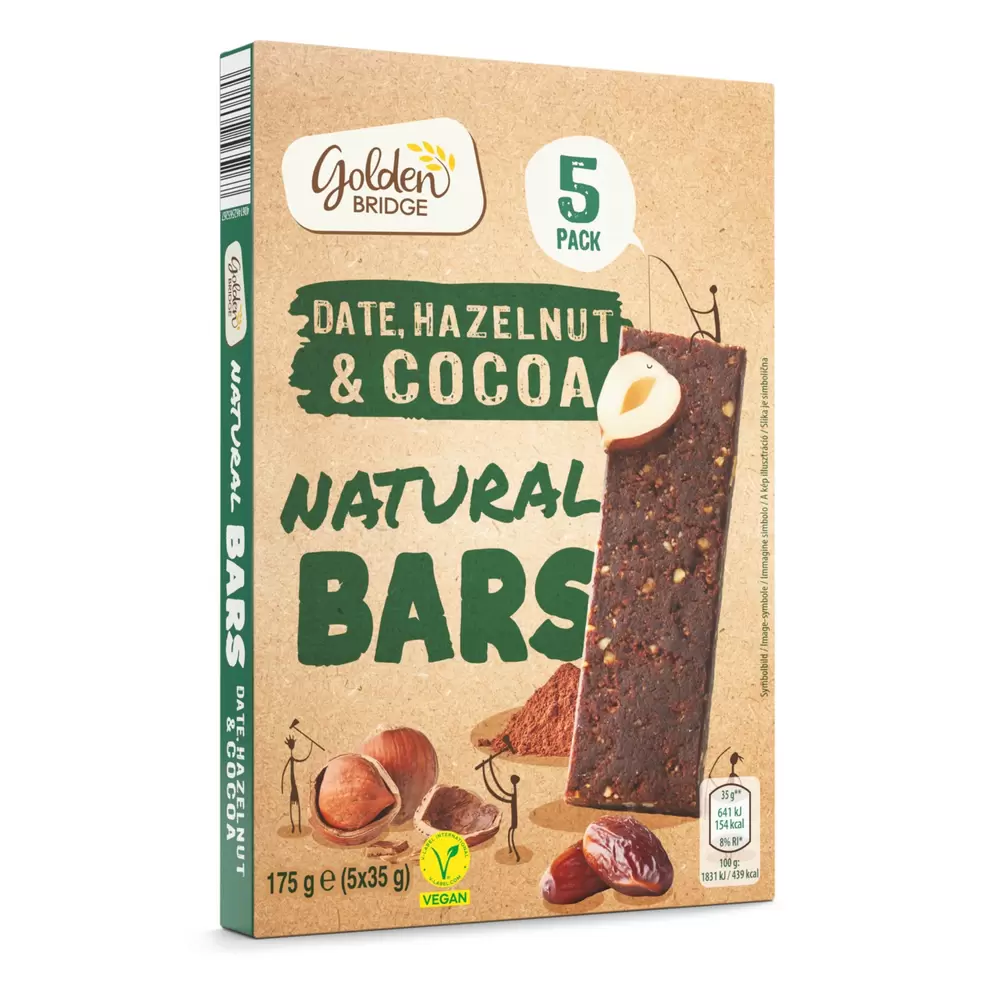 GOLDEN BRIDGE Natur Riegel 175g, Haselnuss, Kakao für 3,99 CHF in Aldi