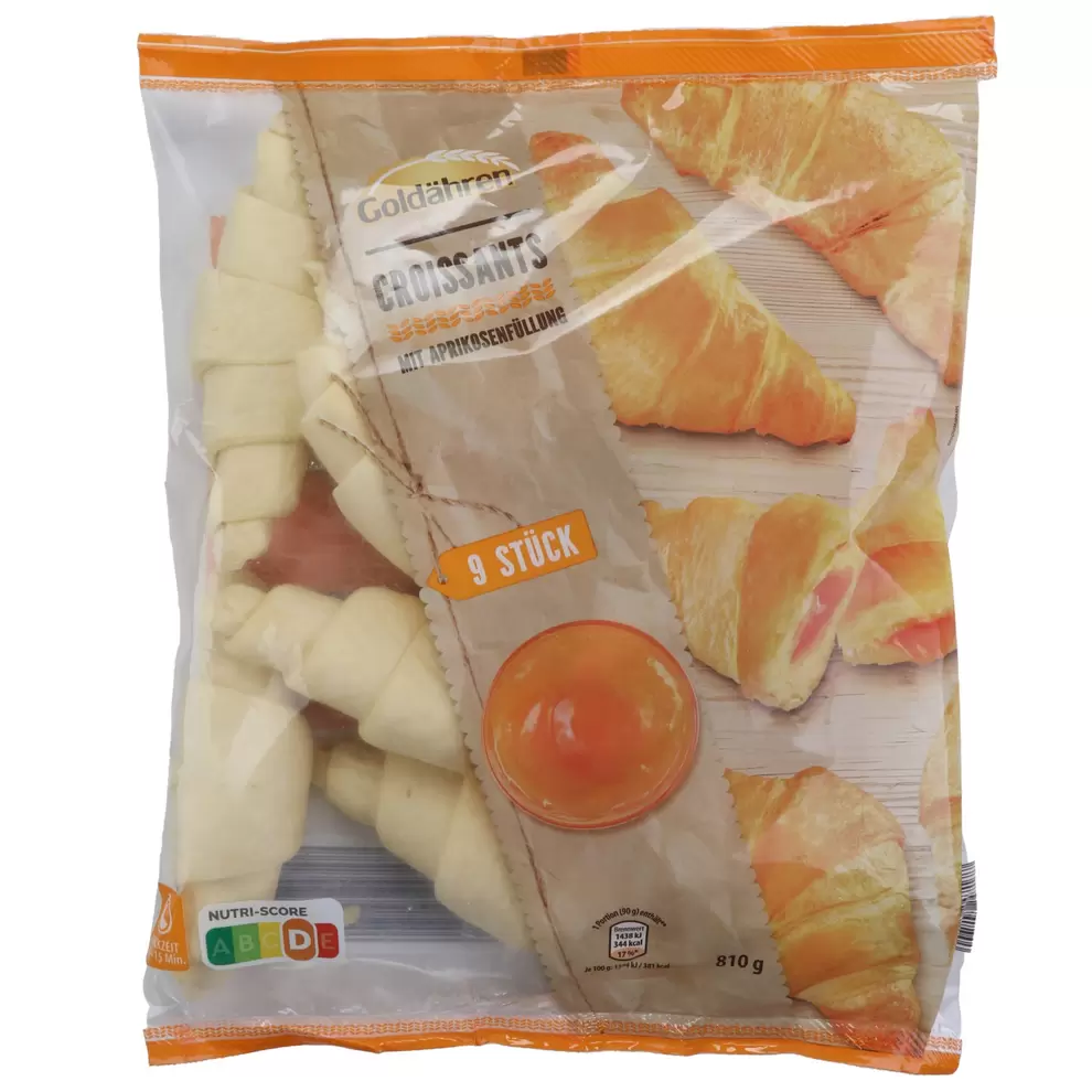 GOLDÄHREN Gefüllte Croissants, Aprikosen für 5,99 CHF in Aldi