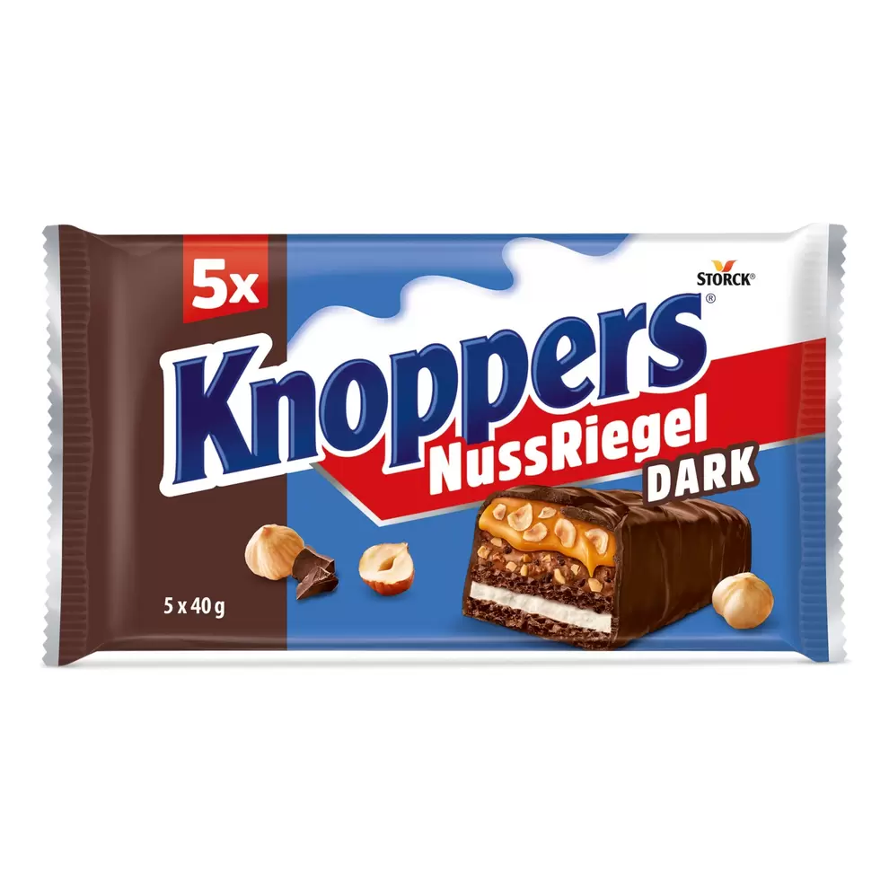 STORCK Knoppers Riegel Sortiment 200 g, Nussriegel Dunkel für 2,99 CHF in Aldi