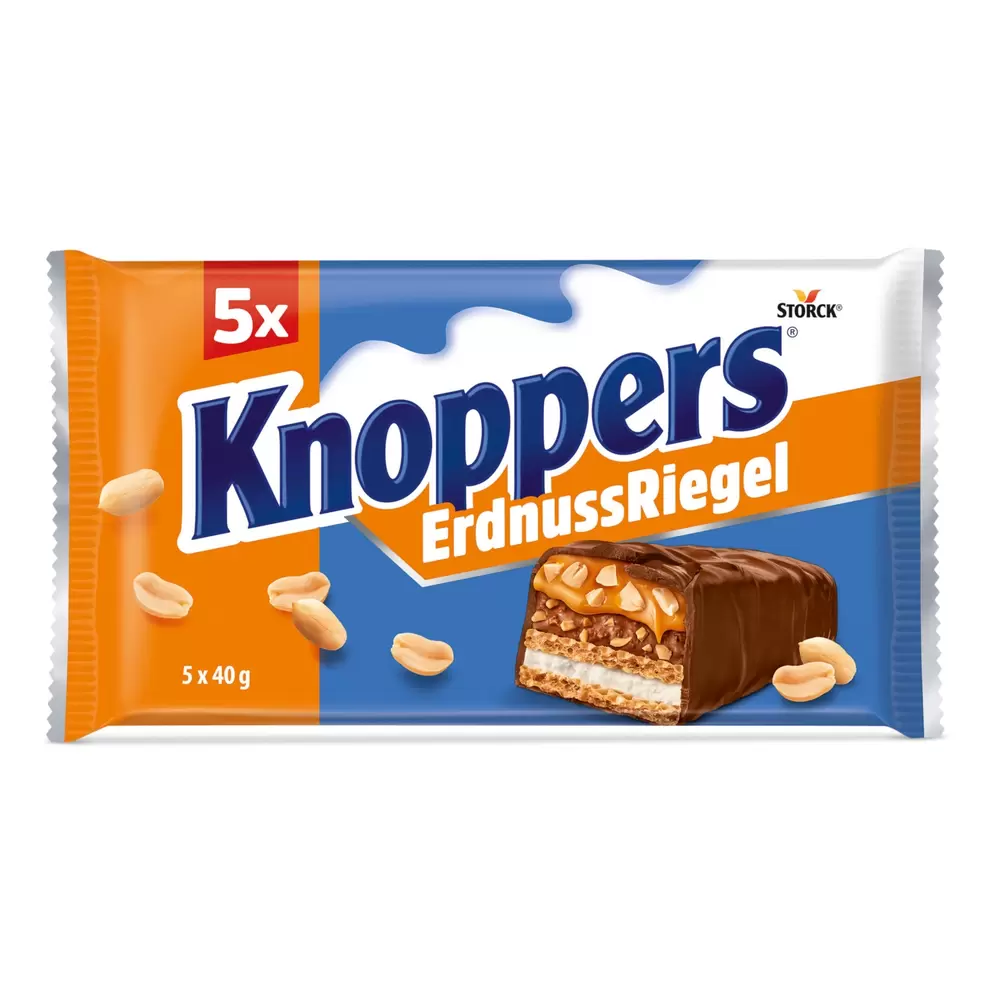 STORCK Knoppers Riegel, Erdnussriegel für 2,99 CHF in Aldi