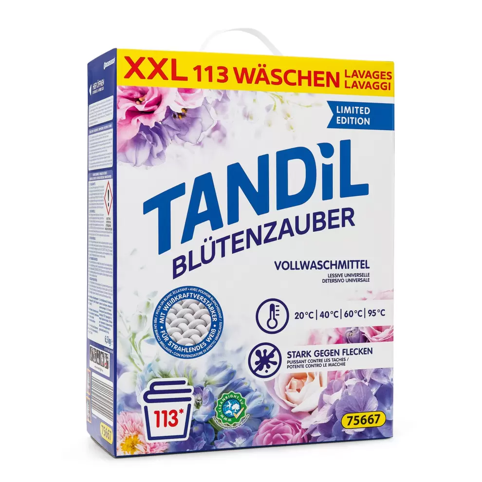 TANDIL XXL Waschmittelpulver 113WG für 12,99 CHF in Aldi